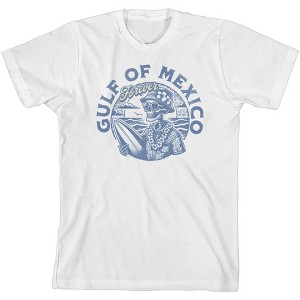 Gulf of Mexico Forever Vintage Skeleton Youth Crew Neck Short Sleeve Tee - 1 of 2