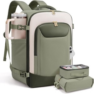 40L Travel Backpack with 2 Packing Cubes, TSA Personal Item for Airplanes, Fits 15.6" Laptop - 1 of 4