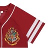 Ladies Harry Potter Hogwarts Jersey - Gryffindor Hufflepuff Ravenclaw Slytherin Wizardry Mesh Button Down Baseball Jersey - 4 of 4
