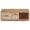vidaXL Coffee Table 35.4"x23.6"x11.8" Solid Mango Wood - 2 of 4