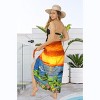 LA LEELA Women's Wrap Sarong Swimwear Cover up Wraps One Size Apricot Beach - 3 of 4