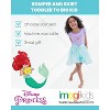 Disney Princess Moana Frozen Rapunzel Jasmine Belle Girls Romper With Skirt Overlay Little Kid to Big - 3 of 4