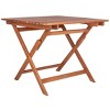 Kresler Rectangle Outdoor Folding Table - Natural - Safavieh - image 4 of 4