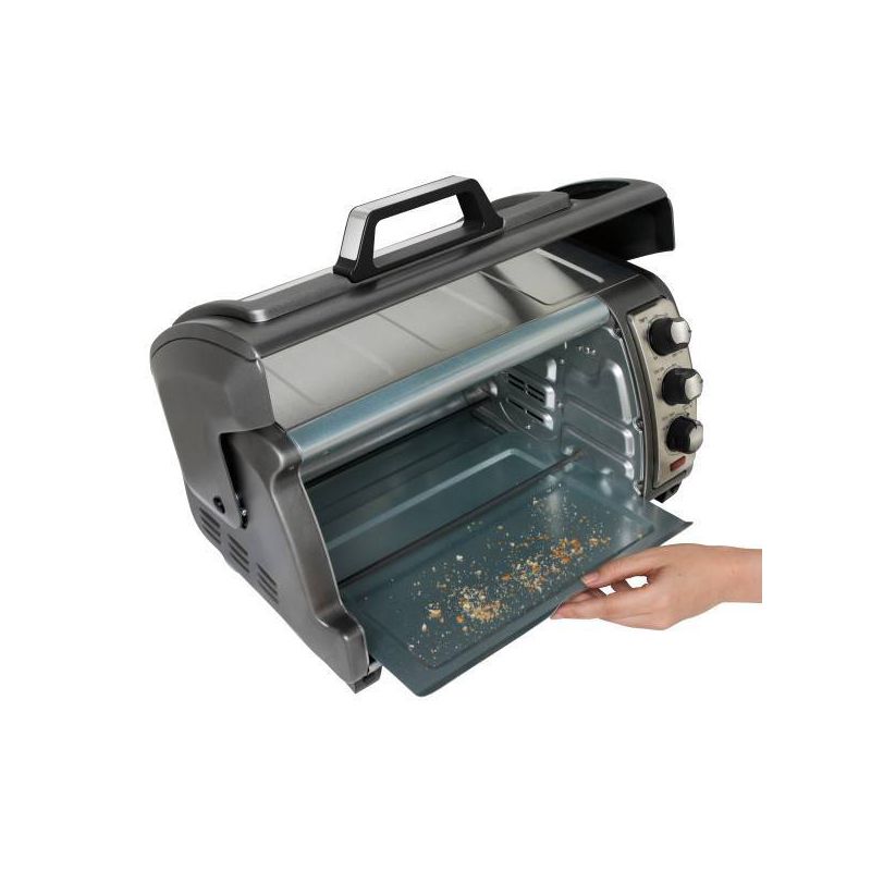 Hamilton Beach Roll-Top Door Easy Reach Toaster Oven - 31126D, 4 of 7