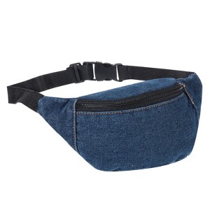 Unique Bargains Waterproof Adjustable Strap Ample Storage Waist Bags - 1 of 4