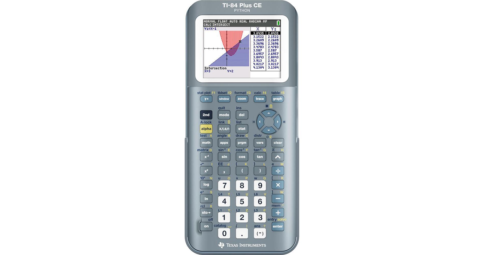 Texas Instruments TI-84 Plus CE Graphing Calculator (Fractal Frost)