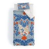 Deny Designs Angela Minca Blooming Chicken Blue Twin/Twin XL Duvet and Sham Set (2-3pc Set) - 2 of 4
