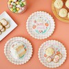 Sparkle and Bash 48 Pack One Sweet Peach Paper Plates for Birthday and Baby Shower Party Supplies (9 in) - 2 of 4