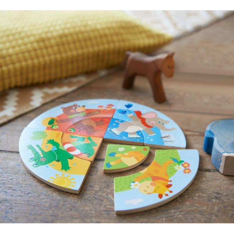 HABA Animal Seasons 8 Piece Wooden Puzzle & Arranging Game, 5 of 10