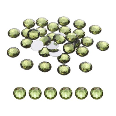 Unique Bargains Acrylic Flat Back Diamond Gems Bead for Face Painting DIY Crafts 50 Pcs