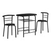 3-Piece Dining Set with Kitchen Table and 2 Chairs - 2 of 4