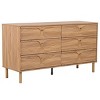 Prinpop 6 Drawer Chest - DRS9603 - Oak - Safavieh - 4 of 4
