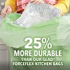 Glad ForceFlex MaxStrength Tall Kitchen Drawstring Trash Bags - Febreze Sweet Citron & Lime - 13gal/45ct - image 3 of 4