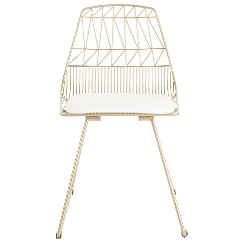 Metal chair gold new arrivals