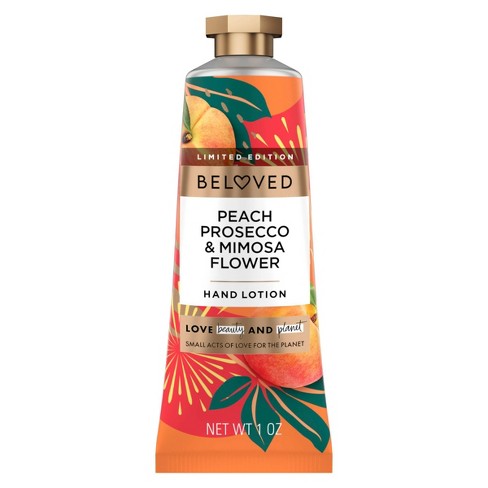 Beloved Hand Lotion Peach Prosecco Mimosa Flower 1oz Target