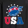 Men's - Teenage Mutant Ninja Turtles - USA Raphael Long Sleeve Graphic T-Shirt - 2 of 4