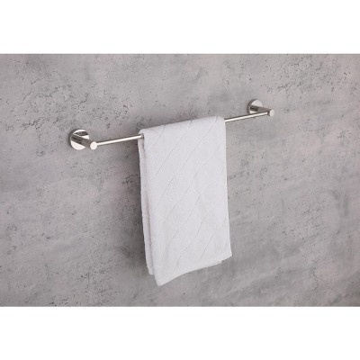 Chrome Modern Bathroom Hardware Set with Towel Bar