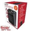 Brentwood 1,500-Watt-Max Portable Ceramic Space Heater and Fan, Black, H-C1603BK - image 2 of 4