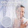 LiBa Premium 8G PEVA Bathroom Shower Curtain Liner - Waterproof, Non-Toxic, Thick Plastic with Rustproof Grommets - 3 of 4
