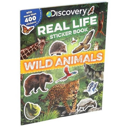 Discovery Real Life Sticker Book: Wild Animals - (discovery Real Life  Sticker Books) By Courtney Acampora & Haydee Yanez & Andrew Barthelmes :  Target