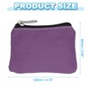 Unique Bargains Canvas Portable Home Change Coin Purse Pouch Bags with Zipper - 2 of 4