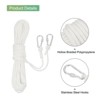 Unique Bargains Hollow Braided Polypropylene Anchor Rope with Hook for Marine Life Boat - 3 of 4