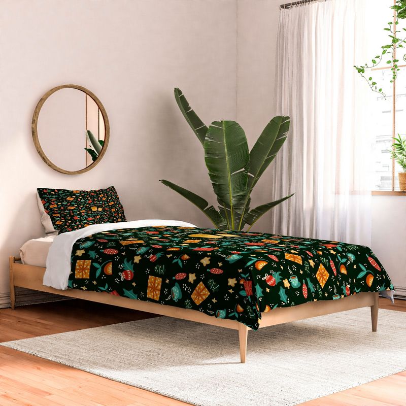 Valeria Frustaci Merry Christmas panettone Comforter + Pillow Sham(s) - Deny Designs, 2 of 4