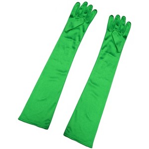 INSPIRE CHIC Women's Full Finger Opera Length Solid Gloves - 1 of 4