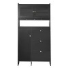 Multi-functional Shoe Racks with 3 Flip Drawers, Shoe Cabinet with Open Storage Space - The Pop Home - 2 of 4