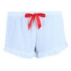 Overslept Women's Shorts Pointelle Cherries Notch Pajama Set - image 3 of 4