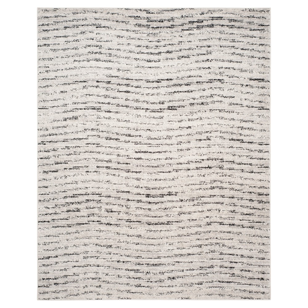 5'1inx7'6in Moira Spacedye Design Area Rug Ivory/Silver - Safavieh