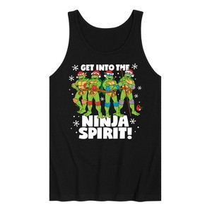 Men's - Teenage Mutant Ninja Turtles - Get Into The Ninja Spirit Graphic Tank Top - 1 of 3
