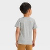 Toddler Boys' Snoopy I Want Candy Halloween Short Sleeve T-Shirt - Gray - 3 of 4