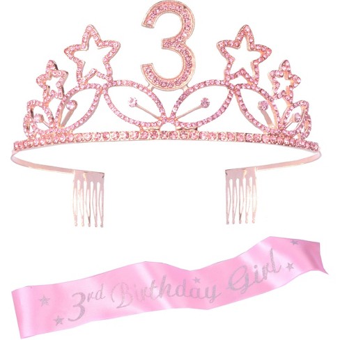 MEANT2TOBE 80th Birthday White/Pink Gifts for Women, Sash, Hat