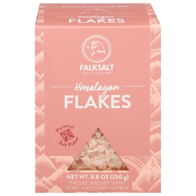 Falksalt Pink Himalayan Salt Flakes - Case of 12 - 8.8  OZ