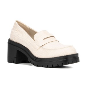 New York & Company Women's Penni- Women's Lug Sole Penny Loafer - 1 of 4
