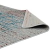 Modway Hesper Distressed Contemporary Floral Lattice 8x10 Area Rug - Teal/Beige/Brown,  Two-Ply Polypropylene Yarn ,  Tight Low Pile Weave - 4 of 4