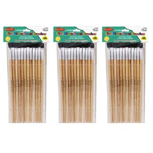 Charles Leonard Flat Easel Brushes, 0.5 inch, Bristle - Case of 3 - 12 pcs - 1 of 1