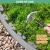 Unique Bargains Plastic Flower Beds Garden Lawn Edging with Spikes 1 Set - 4 of 4