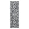 Floral Machine Washable Rugs,Boho Ultra Thin Soft Bedroom Floor Throw Carpet for Dorm Bathroom Nursery - 2 of 4