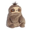 Aurora Small Sammi Sloth Fluffles Whimsical Stuffed Animal Brown 6" - 2 of 4