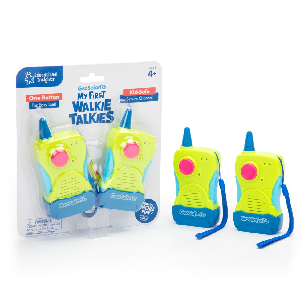 Photos - Role Playing Toy Educational Insights GeoSafari Jr. My First Walkie Talkies: Toy Spy Gear, Social Learning, Plastic 