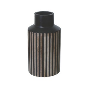 VIP Wood 12 in. Multicolor Ribbed Bottle Vase - 1 of 1