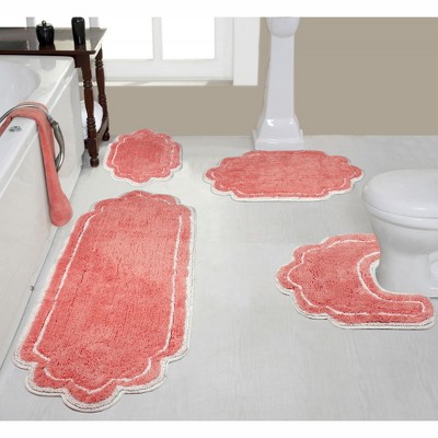 Allure Collection Cotton Tufted Bath Rug Set Set of 4 - Home Weavers