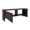 GlasFlength TV Stands and Consoles TV Console Table TV Center TV Stand with Storage Shelves for Living Room, Brown, 12.2"*47.4"*47.4" - 4 of 4