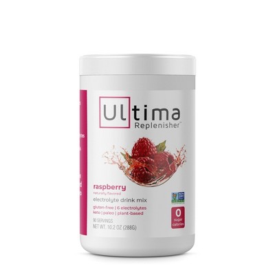 Ultima Replenisher Raspberry Electrolyte Vegan Supplement - 10.2oz
