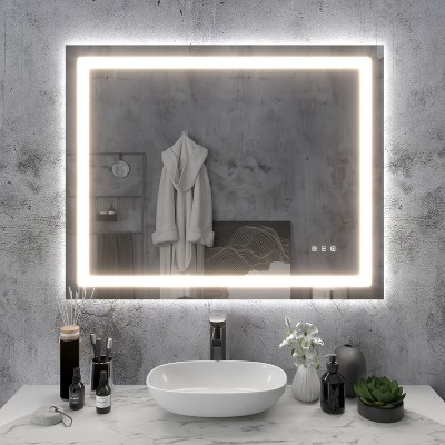 LED Front Light and Backlit Mirror
