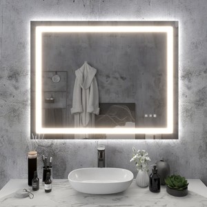 LED Front Light and Backlit Mirror - 1 of 4