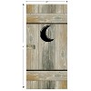 Beistle Outhouse Door Cover, 5' x 30", (2/Pkg) Multicolored - 4 of 4