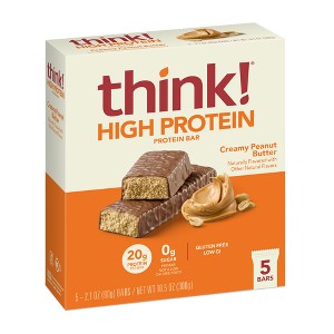 think! High Protein Creamy Peanut Butter Bars - 1 of 4